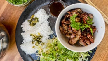 Bun Ngan Nuong - Grilovana kachna po vietnamsku