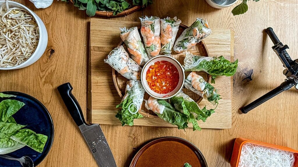 Vietnamské letní závitky Gỏi cuốn 1 vietnamske letni zavitky goi cuon recept 12